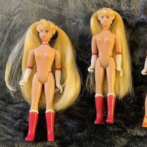 1995 Bandai Irwin Sailor Moon Dolls 6". Lot Of 4 Dolls.